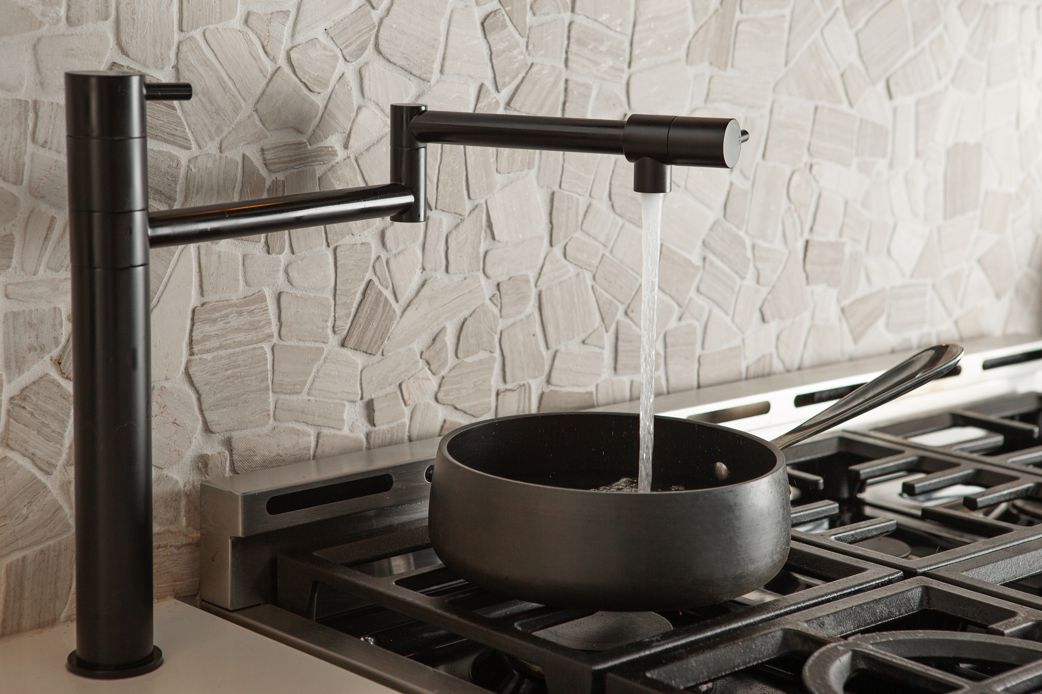 Pot Filling Faucet Over Stove